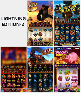 QIQU USA, Juego de Habilidad Multijuego 5 en 1, Edición Deluxe Lightning, de Alta Gama, para Máquina de Juegos - Product Image 3