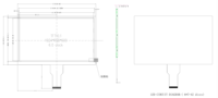 Modul Layar LCD TFT 10.1 inci Resolusi 1024x600 Layar LCD 10.1 inci TFT Konektor RGB 50 pin