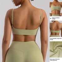 Soutien-gorge de sport pour femmes européennes et américaines, à maintien élevé, séchage rapide, dos ajusté, avec coussinets amovibles, doublure en Spandex, grande taille