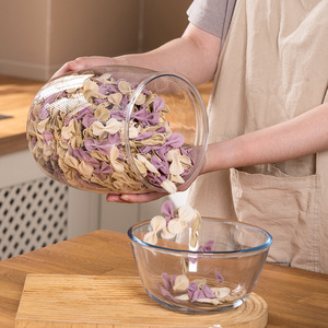 Contenedor de Almacenamiento Hermético de Gran Capacidad para Arroz, Harina y Granos, Transparente, en Forma de Cilindro, 2.2L 3.8L 6.5L 11L 18L - Product Image 4
