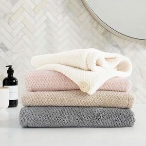 Custom Logo <b>Large</b> Luxury Good Absorption Soft Micro Fiber Hair <b>Towel</b> <b>Bath</b> <b>Towels</b> Set for Bathroom and Hotel - Product Image 6