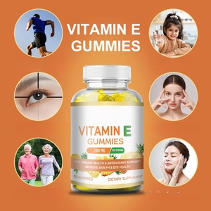 Kadınlar için <span class=keywords><strong>E</strong></span> vitamini Gummies, <span class=keywords><strong>E</strong></span> vitamini <span class=keywords><strong>Chewable</strong></span> takviyesi ile VIT A, C, biyotin, çinko, güçlü antioksidan, cilt ve saç sağlığı - Product Image 4