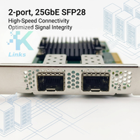 Carte d'interface serveur Ethernet SFP28 double port 10/25GbE MCX512F-ACAT pour Mellanox CX-5 Ex – Contactez-nous pour le meilleur prix
