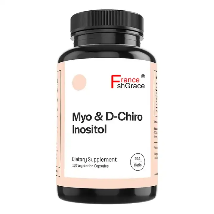ホルモンバランスを促進し、卵巣機能をサポートするMyo-Inositol & D-Chiro Inositol Capsule Supplement