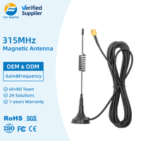 Antenne à ventouse 315MHz 433MHz 470MHz 490MHz 5dBi omnidirectionnelle magnétique SMA mâle pour module sans fil LoRa