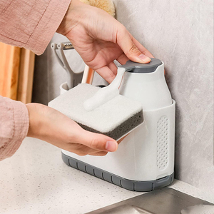 WOKA Organisateur d'évier <span class=keywords><strong>de</strong></span> cuisine Porte-éponge Distributeur <span class=keywords><strong>de</strong></span> savon Épurateur Égouttoir Accessoires <span class=keywords><strong>de</strong></span> <span class=keywords><strong>vaisselle</strong></span> Évier Caddy avec plateau d'égouttage - Product Image 6