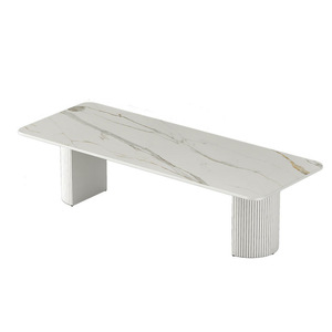Mesa de Conferencia de Estilo Nórdico en Piedra 16001 para Uso en Oficina, Combinación Libre - Product Image 1