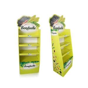 Exhibidores de Dulces para Supermercado, Estantes Independientes para Snacks, Exhibidores de Cartón Corrugado para Café - Product Image 3