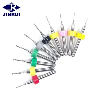 JR129 CNC 2.1mm-3.0mm Micro Carbide Drill Bits 3.175 Shank PCB Broca para placa PCB