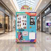Máquina Expendedora de Impresión de Carcasas de Teléfono DIY, Quiosco de Autoservicio 24h Sin Supervisión con Control Remoto en la Nube para Centros Comerciales y Estaciones