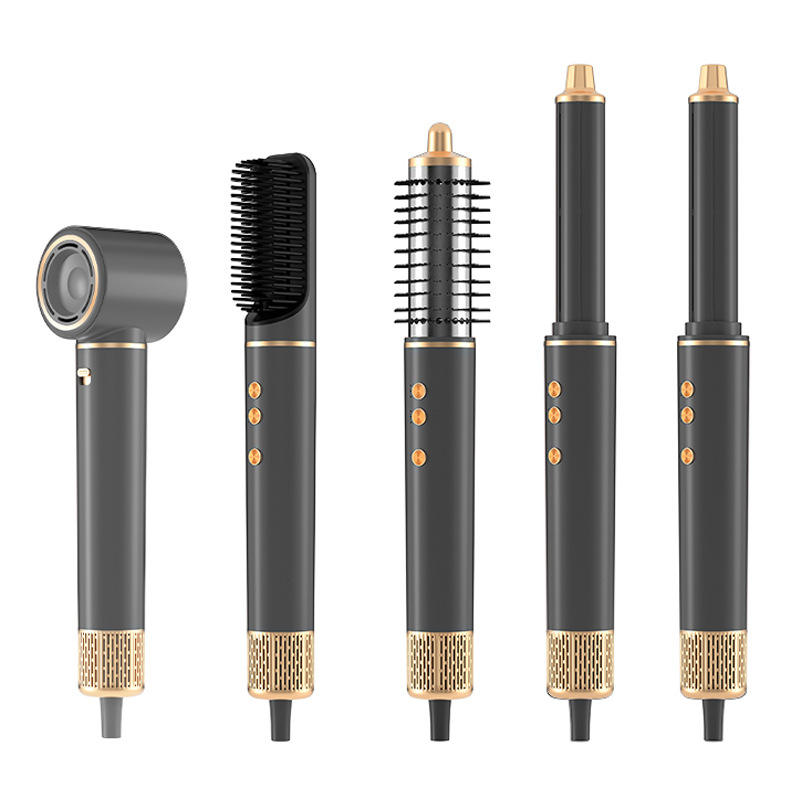 Professional 5 in 1 Multi Styler Hair Dryer Brush Hot Air Comb ...