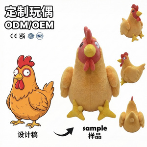 Jouets en peluche personnalisés OEM/ODM, modèle très fidèle <span class=keywords><strong>Renard</strong></span> aux grands yeux en pull, pantoufles Gabby Dollhouse Anime, porte-clés en peluche personnalisé - Product Image 5