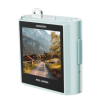 Nouvelle Caméra Vidéo Mini Full HD 1080p 64MP avec Zoom 16X, Écran IPS 1,4 pouces, EIS, Capture du Sourire, Multilingue, Caméscope Numérique Portable pour