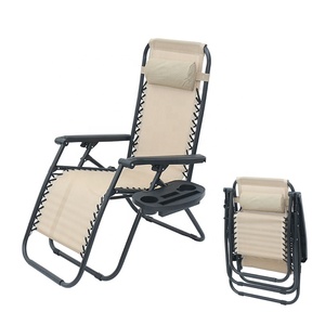 Silla Reclinable de Gravedad Cero Ajustable para Exteriores, Moderna, Plegable, Resistente a los Rayos UV, Ecológica, para Playa <span class=keywords><strong>y</strong></span> Piscina - Product Image 1