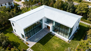 Villas modernas de acero ligero de dos pisos a prueba de huracanes Dormitorio para áreas rurales Casas autoconstruidas con diseño integrado <span class=keywords><strong>frente</strong></span> <span class=keywords><strong>al</strong></span> <span class=keywords><strong>mar</strong></span> - Product Image 5