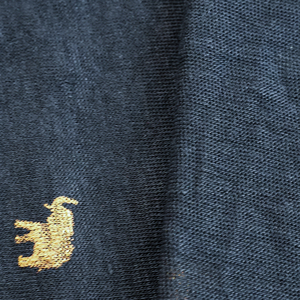 Tela de punto de lino 100% con estampado de animal orgánico para ropa, ropa cómoda, 24N - Product Image 3