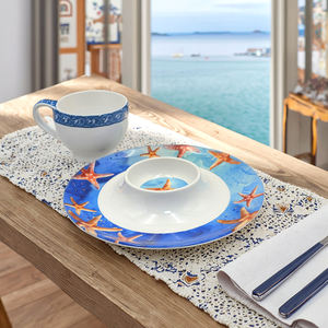 Fashion Life piring melamin plastik ringan, peralatan makan aman untuk diet makanan sarapan telur - Product Image 3