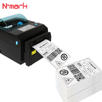N-mark C898 203Dpi Gelang Termal Printer Barcode Mesin Toko Percetakan Kecepatan Tinggi Kompatibel dengan Zebra, Printer Termal Tsc