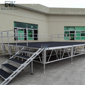 Outdoor Concert Portable <b>Stage</b> <b>Platform</b> Aluminum Frame Structure <b>Stage</b> 20x20ft Event <b>Stage</b> System - Product Image 1