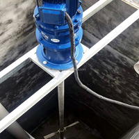Agitateur magnétique pour cuve de réaction JBJ-800-3kw, moteur DC, vertical, en acier au carbone, avec mélangeur à hélice pliable à alimentation par le haut, rapide