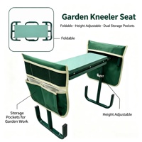 Matériel de jardinage : Banc-à-genouillères pliant en métal, chaise de jardin, banc de travail pliable, produits pour la maison et le jardin