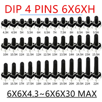2x4 3x3 3x6 4x4 4.5x4.5 5.2x5.2 6x6 12x12 Mini interrupteur tactile 2*4 3*3 3*6 4*4 4.5*4.5 5.2*5.2 6*6 12*12mm DIP SMT SMD