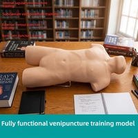 Modèle d'entraînement complet pour ponction veineuse sur le torse, simulateur de ponction veineuse interne (jugulaire, sous-claviculaire) pour l'enseignement médical