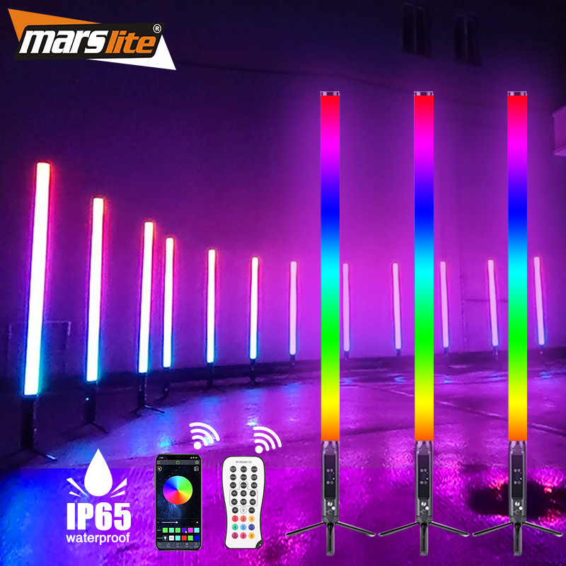 Rgb Led Tube Light IP65 Outdoor Pixel Tube Lights Led Rgb Stage Lights Led Tubes Led Tubes Battery Wireless for Party Dj Disco