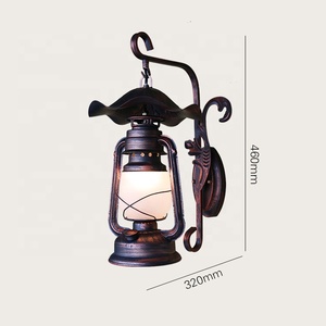 Lampade da Parete Americane Stile Vintage, Lampade a Cavallo Antiche, Illuminazione Decorativa per Patio e Corridoio - Product Image 3