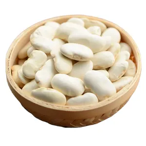 सफेद किडनी बीन्स थोक में बेची जाती है, उत्पाद ताजा है, और पैकेजिंग सुविधाजनक और संक्षिप्त है