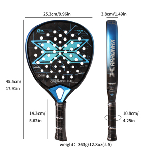 Racchetta da <span class=keywords><strong>Padel</strong></span> di Alta Qualità Popolare con Telaio a Forma di Diamante in Carbonio 24K Personalizzata - Product Image 5