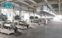 Ligne de production complète de peinture au quartz, entraînée par moteur AC, avec disperser en acier inoxydable et boîte de vitesses, équipement économe en énergie