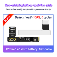 Reparación de batería sin soldadura i2C, Cable flexible, dispositivo sin datos modificados para iPhone 11-15, celda de batería, herramientas de programación no requeridas