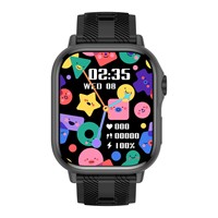 Montre connectée unisexe à écran tactile intégral pour appels, étanche, Android, en plastique, tendance, avec podomètre et moniteur de fréquence cardiaque pour le sport