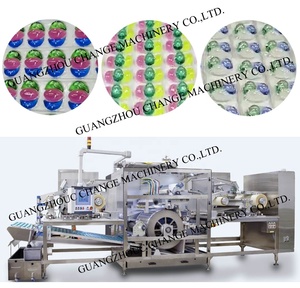 Sistema automático de embalaje de bolsas prefabricadas, llenado de pesaje rotativo, cápsulas de lavandería, máquina de embalaje Doypack con pesadora multicabezal - Product Image 1