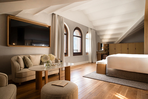 Juego de Muebles de Dormitorio de Hotel de Lujo de 5 Estrellas, <span class=keywords><strong>Madera</strong></span> Sólida Ecológica, Paquete Completo de Muebles de Hotel, Uso Comercial Moderno - Product Image 4