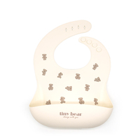 Ensemble de bavoirs en Silicone pour bébé, de haute qualité, imperméable et souple
