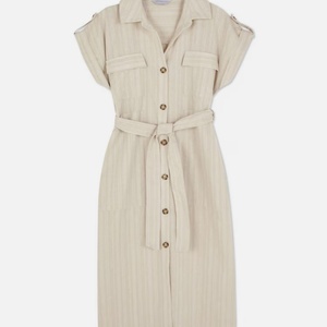 Robe Chic en Lin 100% Naturel pour l'Été 2025 – Tenue Décontractée en Coton et Lin pour Femme - Product Image 5