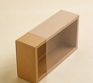 Customized High-End Eco-Friendly Recyclable Kraft Paper Drawer <b>Box</b> with PVC Liner for Certified Luxury Packaging From Vietnam - Product Image 2