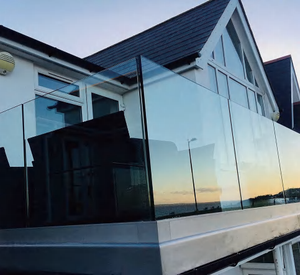 Puerta Corredera de Vidrio Templado Anti-impacto Personalizable para Balcón Exterior, Puerta de Partición de Vidrio Templado, Puerta Corredera de Apertura Completa para Invernadero, Sala de Estar, Balcón - Product Image 3