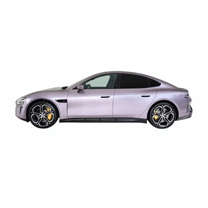 Voiture électrique Xi.aomi berline 4 places, couleur violet lavande, phares LED, toit ouvrant panoramique - Product Image 5