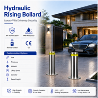 Sistem Pengendali Jarak Jauh Palang Jalan Otomatis Teleskopik Hidrolik dengan Sensor Radar, Bollard Lalu Lintas Khusus dari Baja Tahan Karat