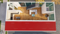 Maison de nuit moderne de luxe à 2 étages en acier pour villa mobile en extérieur