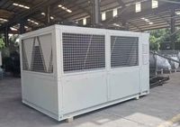 400 kW 50 hp HVAC haute efficacité refroidi par air unité de refroidissement à vis double compresseurs Central Condition Free Cooling