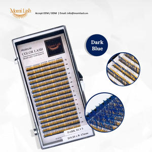 Pestañas con purpurina de colores mezclados brillantes y glamurosos, precio de fábrica, proveedor de Etiqueta Privada, extensiones de pestañas - Product Image 4