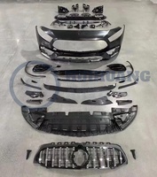 Bodykit penjualan langsung pabrik untuk Mercedes W177 a-class A180 A200 A220 A35 AMG Facelift A45 AMG Kit bodi Bumper mobil depan