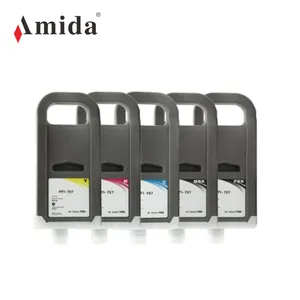 Amida Toner Vente en gros PFI-707 Premium Couleur Cartouche d'encre compatible pour imprimante Canon