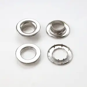 Custom Made Stainless Steel Garment Eyelet Painting Metal Eyelets For Shoes