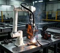 Robot de soudage collaboratif à 6 axes, prix d'usine, bras de robot de soudage automatique MIG, cobot pour la soudure de l'acier inoxydable et de l'acier au carbone