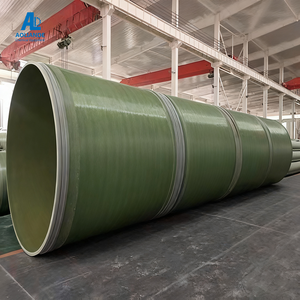 Pipa lilitan Diameter besar dan kecil, pipa epoksi tabung diperkuat serat kaca kekuatan tinggi FRP GRP - Product Image 3